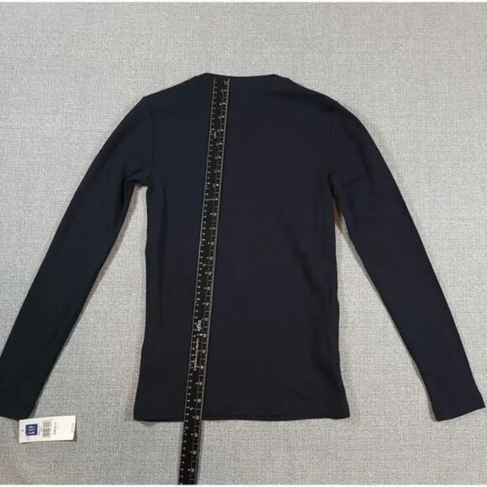 Gap Shirt Big Kids‎ Small Long Sleeve Black New